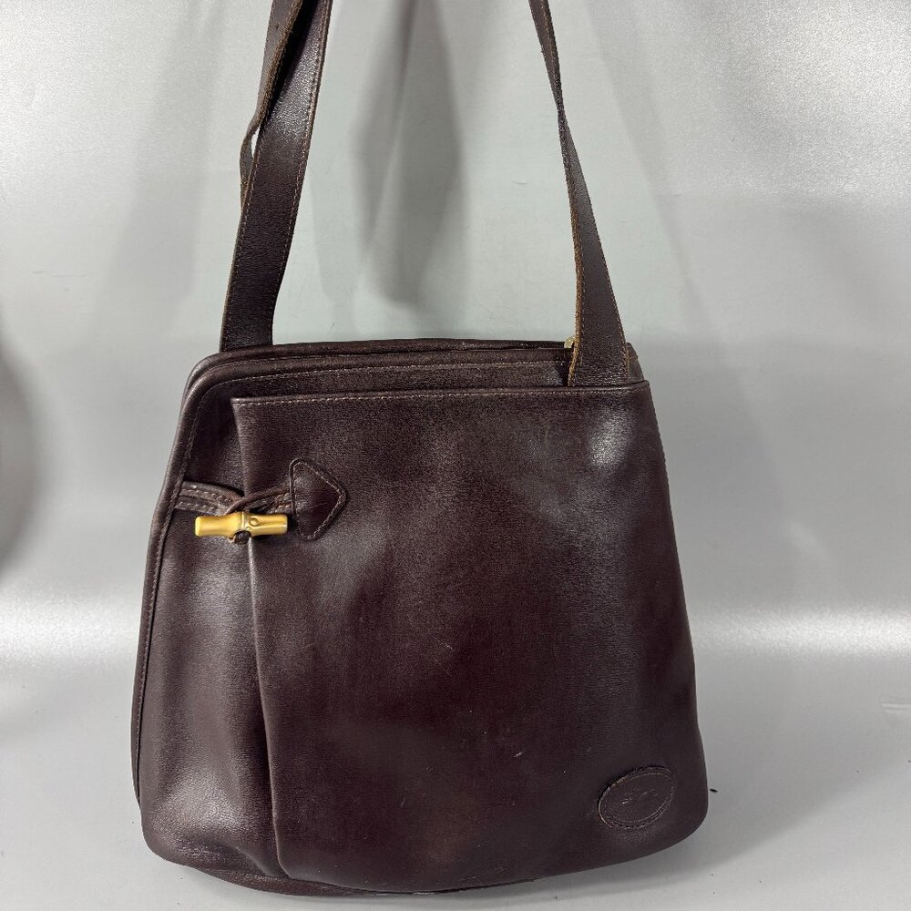 Longchamp Dark Brown Shoulder Bag